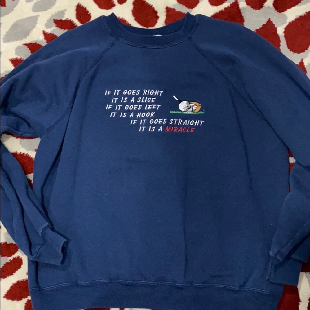 Vintage Golf Sweater